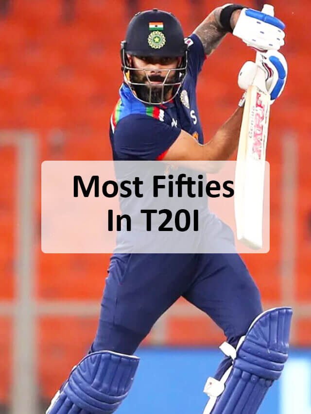 Most Fifties T20 International Cricket | Most 50 in T20I